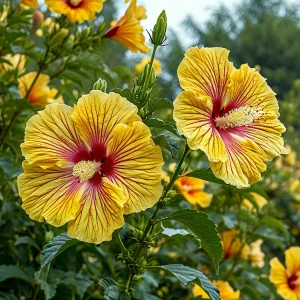 Гибискус Свит Соната купить по цене от 249р. в интернет-магазине «Посадика» с доставкой почтой в в Чкаловске и по всей России – [изображение №1].